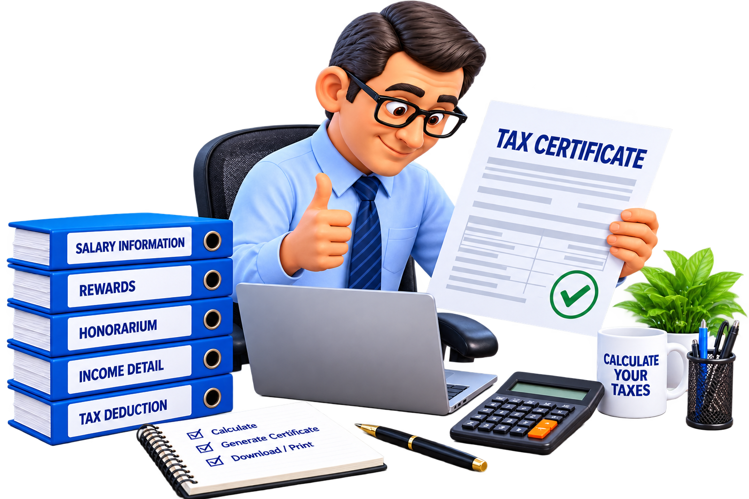 Tax Certificate Generator